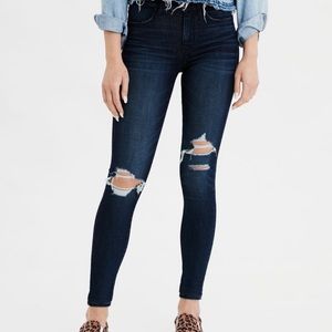 American Eagle, Ne(x)t Level Stretch, Curvy High Rise Jegging, Size 4 Long